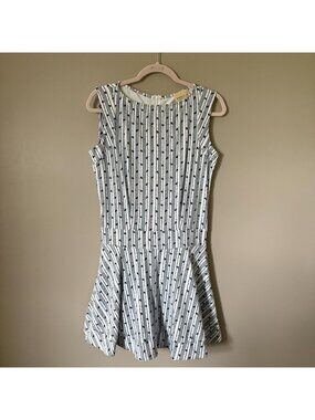 Byrdie Golf Social Wear Montauk Mini Dress Navy White Large EUC
